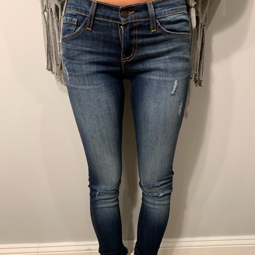 Flying Monkey Jeans with Minimal Rips